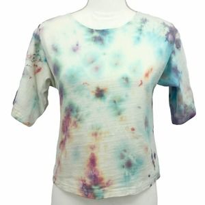 APIECE APART Tie Dye Crop Top